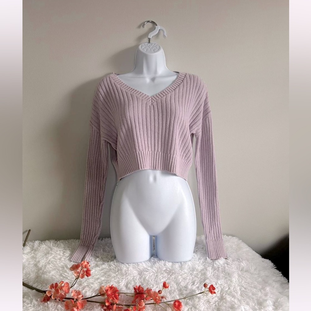 Aeropostale Crop Knit Sweater - Size XS
